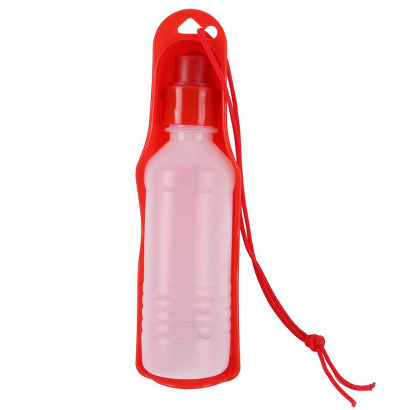 Dog Water Bottle Feeder With Bowl Plastic Portable Water Bottle Pets Outdoor Travel Pet Drinking Water Feeder 40FB18