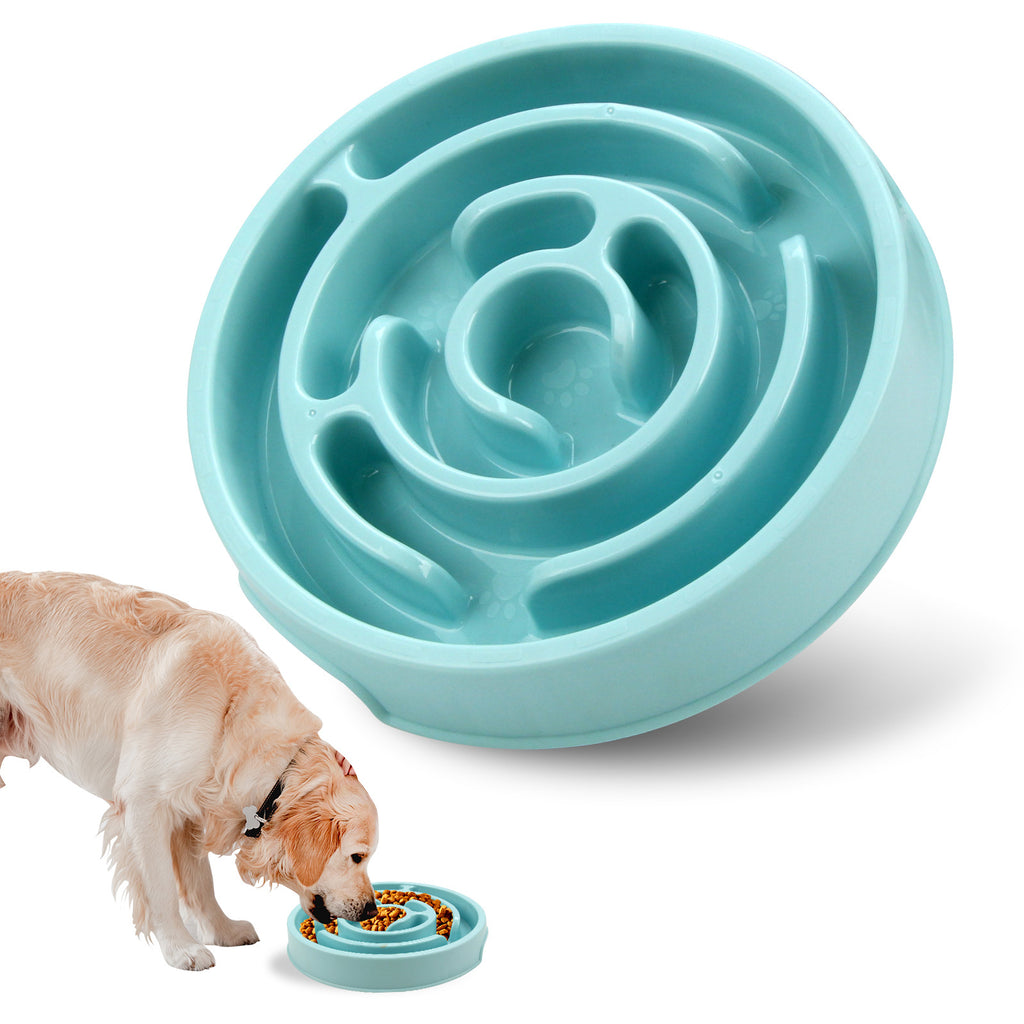 Maze Slow Feeder Dog and Cat Bowl – Anti-Gulping Puzzle Feeding Mat